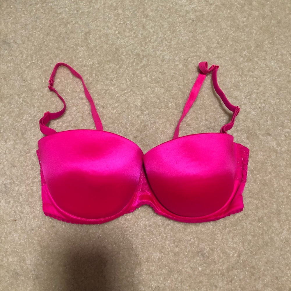 Pink Push Up Strapless La SENZA Bra